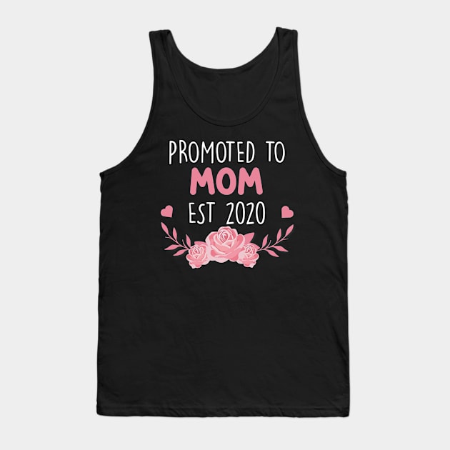 Promoted To Mom Est 2020 Tank Top by followthesoul